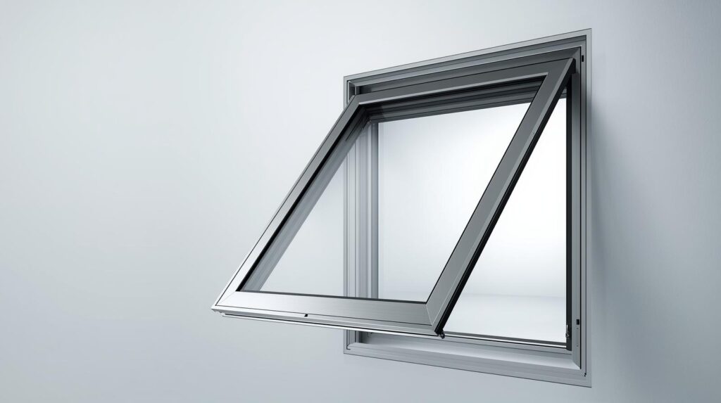 ventana con sistema elevable