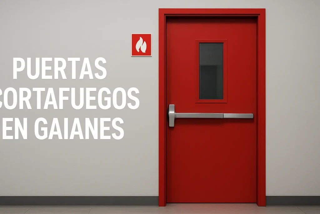 puertas cortafuegos en gaianes
