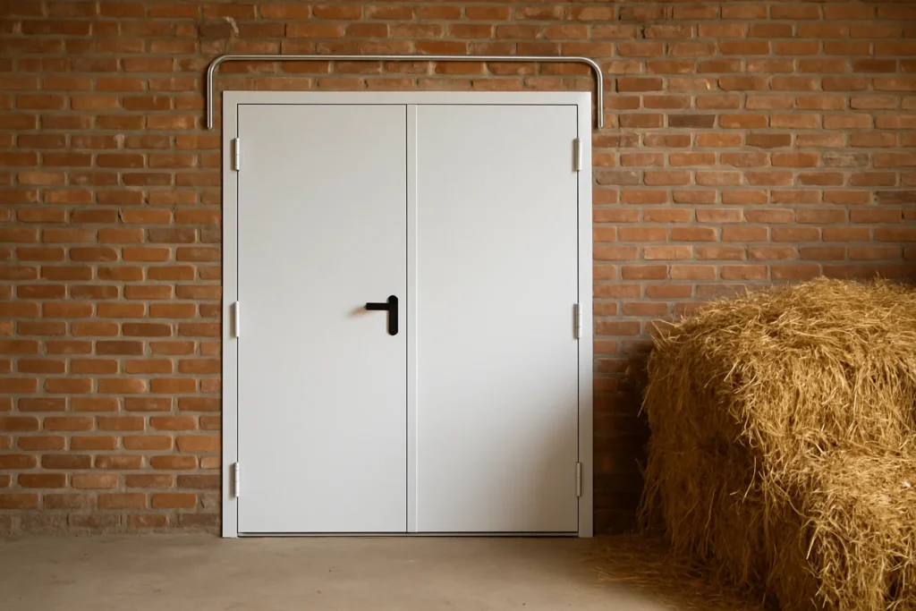 puertas cortafuegos en granja de rocamora
