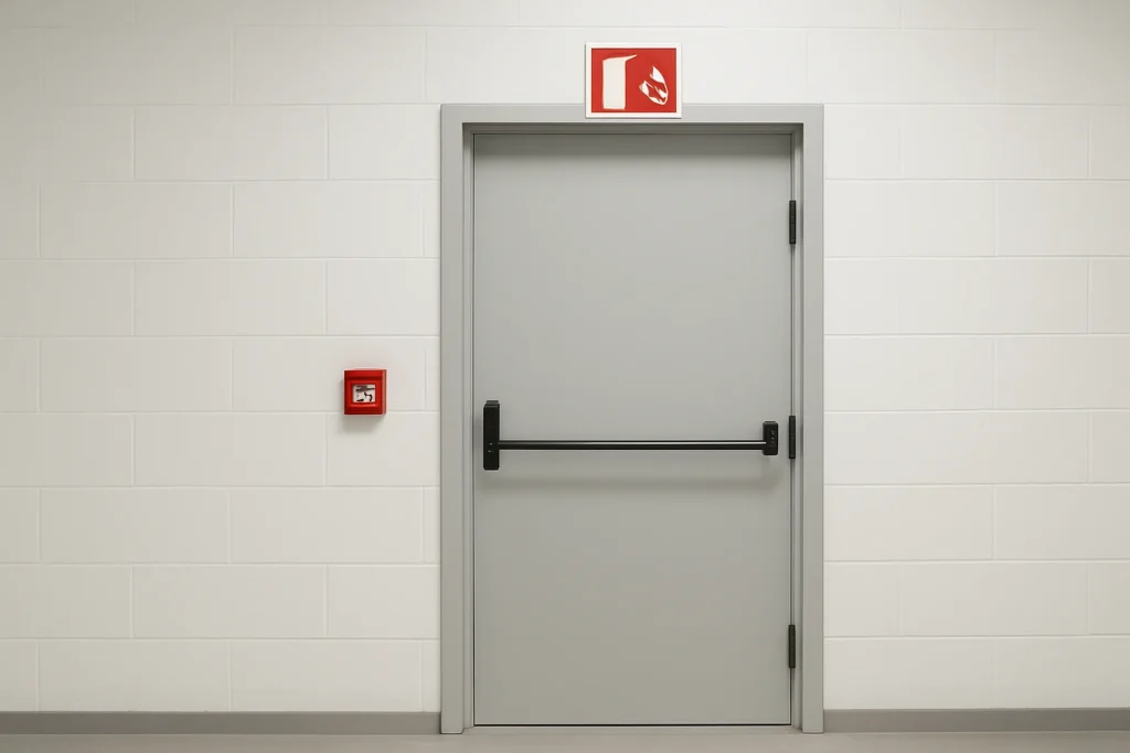 puertas cortafuegos en sanet y negrals