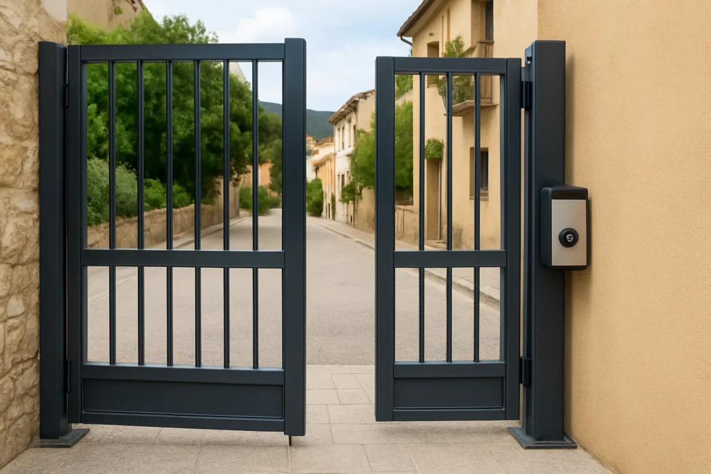 puertas peatonales automaticas en benimantell