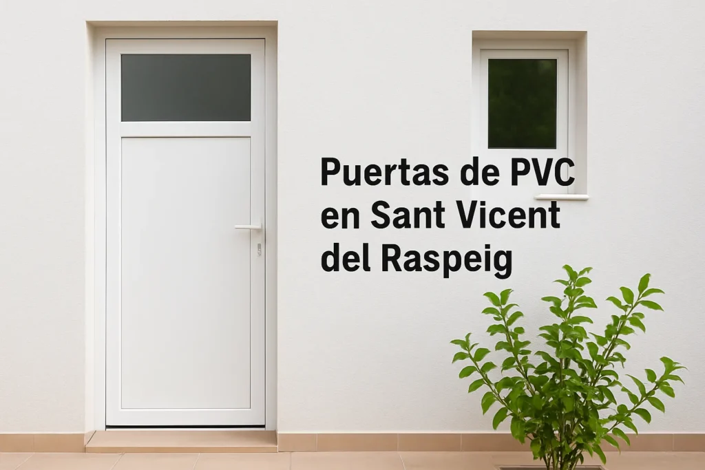 Puertas de PVC en Sant Vicent del Raspeig